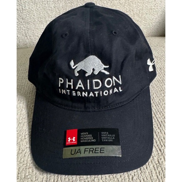 Under Armour Phaidon International Baseball Cap Hat Adjustable Strap‎ Black - Picture 1 of 6